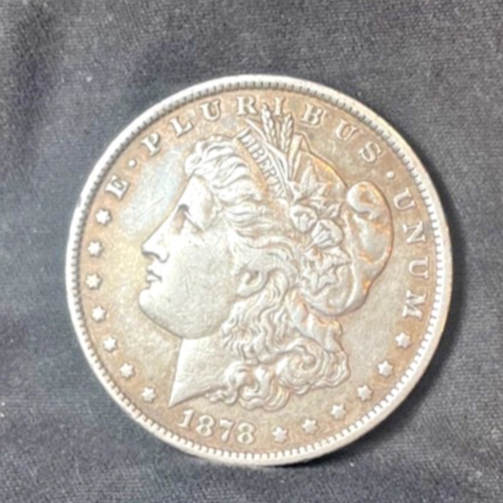 1878 Morgan GC Silver Dollar 7 Feathers #206103568702